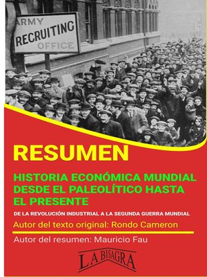 cover image of Resumen de Historia Económica Mundial Desde el Paleolítico Hasta el Presente de Rondo Cameron